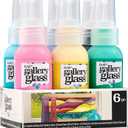 Gallery Glass Pastel Stained Glass Paint Kit, 6 Piece Set Perfect for DIY Arts and Crafts Projects, 20053