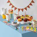 12 Pcs Plastic Pastel Color Tablecloths, 54x108 inch Rectangle Pastel Rainbow Waterproof Disposable Table Covers for Baby Shower Wedding Birthday Party Decoration