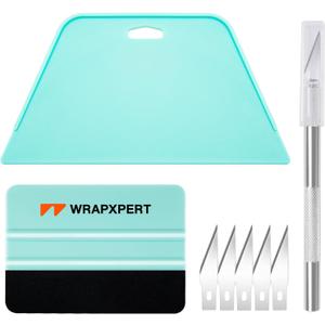 WRAPXERPT Wallpaper Smoothing Tool,Wallpaper Tool Kit for Peel and Stick Wallpaper Hanging,Vinyl Backsplash Tile,Bathroom,Window Film (T100)