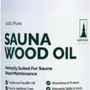 Northwood Sauna - Sauna Wood Oil - 100% Pure Paraffin Oil - Traditional Sauna Sealer - 1 Quart (32 Fl Oz)