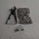 Grommet Tool Kit, 3/8 inch Handheld Eyelet Kit Manual Grommet Press Machine with 500 pcs 10 mm Grommets