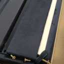 Full Size Platform Bed Frame with Upholstered Headboard, Wooden Slats, No Box Spring Needed (Beige, King) (Black, Queen)