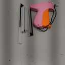 Stitch Gun for Clothes, Handheld Quick Clothing Fixer, Mini Sewing Tagging Gun with 6 Needles, 1000 Black Fasteners & 1000 White Fasteners for Clothing Repair, Hemming, DIY Crafts (Pink/Orange)