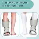 Estinko Plantar Fasciitis Night Splint Adjustable Night Splint for Plantar Fasciitis Women & Men, Relieve Heel Pain, Achilles Tendonitis, Drop Foot Support Gray Extra Large