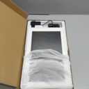 15.6" Digital Calendar, Electronic Calendar, HD Smart Touch Screen Home Interactive Display for Family Schedules, Chore Chart - Built-in Digital Photo Frame Function, Wall-Mountable, White 15.6