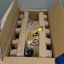 FBSPORT White Bounce House, Inflatable Bouncer with Air Blower, Indoor & Outdoor Bouncy Castle with Big Ball Pit for Wedding Party Kids Birthday Party, Easy to Install (Purple Pink)