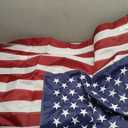 American Flag 3X5 FT Pole Sleeve Banner Style Embroidered Stars, Sewn Stripes, Heavy Duty Durable Polyester USA US Flag Outdoor Indoor Flags (Pole NOT Included)