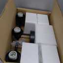 3-Light Bathroom Light Fixtures, 17.23" Black Modern Vanity Lights with Clear Glass Shade, Bathroom Wall Lamp for Mirror Kitchen Living Room Hallway Cabinet Porch