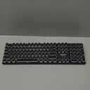 Redragon Typewriter Keyboard Wireless, Mechanical Gaming Keyboard, Bluetooth/2.4Ghz/Wired, RGB LED Backlit, Rechargeable, Blue Switch - Clicky, Solid Metal Panel, Round Keycaps, Black