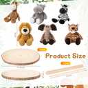 Canlierr 12 Set Animal Centerpieces for Baby Shower Decor