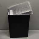 Bathroom Automatic Trash Can 4 Gallon Touchless Motion Sensor Small Garbage Can with Lid Smart Electric Plastic Narrow Garbage Bin for Living Room Bedroom Office Kitchen (Black)