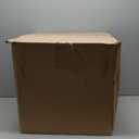 Outdoor Memory Foam Back Pillow and Seat Cushion Set with Waterproof Internal Cover for Patio Furniture, Sofa, Loveseat, Deep Seat Chair (Brown, 20"x18")