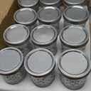 VERONES Wide Mouth Mason Jars 22oz, 12 Pack 22 oz Wide Mouth Mason Jars with Lids and Bands, Ideal for Jam, Honey, Wedding Favors, Shower Favors