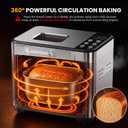 NEWBULIG 21-IN-1 Bread Maker, Automatic Bread Machine, Stainless Steel