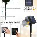 4-pack Solar Christmas Lights Outdoor Waterproof, 400LED 132FT Solar String Lights with 8 Lighting Modes, Tree Light Green Wire for Xmas Tree Party Wedding Garden Yard Fence Decoration (Cool White)