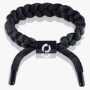 Black Paracord Bracelet for Men | Adjustable Gift for Him | Black Clasp Color 1
