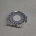 Fanquare 8" Modern Blue Stripe Dessert Plates Set of 4, Porcelain Dinner Plates for Pasta, Appetizer