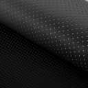 Leather Repair Patch, Breathable Perforated Strong Sticky Self Adhesive Repair Patch, DIY Leather Patches for Couches, Furniture, Sofa, Car, Chair (Black 17x60inch)