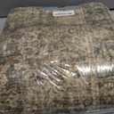 2x8 Washable Runner Rug Brown Vintage Non Slip Soft Low Pile Hallway Kitchen Rug Distressed Oriental Carpet for Laundry Bathroom Bedroom Living Room Home Decor