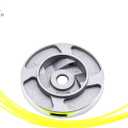 Weed Eater Head Aluminum Trimmer Head 3Pcs Suit for Grass Cutter and Trimmer String Trimmer Grass Cutter Blade Trimmer Weeds Grass