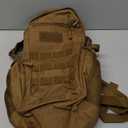 12L Small Backpack Day Pack - Mini Tactical Backpacks Military Daypack Molle Bag Rucksack Bug Out Bag for Hiking Camping Trekking (Tan)