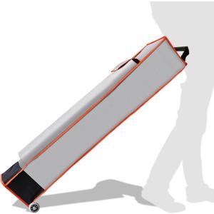 Eurmax USA Heavy Duty Wheeled Roller Bag Pop up Canopy Tent Universal Rolling Storage Bag for 10x10 Canopy Instant Tent (Grey) (Gray)