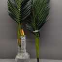 Artificial Palm Tree 5FT - Fake Tree with Black Tall Planter - Faux Tropical Areca Floor Plant in Pot - Artificial Silk Plant for Home Office Living Room Decor Indoor