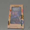 for iPhone 17 Pro Case, Wireless Charging Compatible,Dual-Layer Protection with Cute Wildflower Design, Soft Silicone + Hard Shell, Chic Phone Cover for Women - Vibrant Defined Blossoms