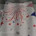 Mocsicka 7x5ft Independence Day 1st Birthday Backdrop 4th of July Our Little Firecracker is Turning One First Birthday Decorations Background Fireworks Photography Photobooth Props