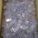 Fulmoon 200 Pcs Retail Shelf Tag Sign Holder, Gripper Clip on Shelf Talker, Price Labels Display Clips for Retail Shop (1-1/4 Inch High by 1/2 Incn Wide)