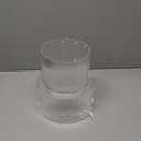 Ribbed Glass Vase, Flower Vase, Fluted Clear Vases for Flowers, Modern Vases for Living Room, Dining Table, Entryway, Shelf, Wedding, Office, Coffee Table, Birthday, 7.5 Inches