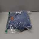 Sidefeel Women's Wide Leg Jeans High Waisted Stretchy Straight Leg Baggy Drawstring Zimbaplatinum Denim Pants Size 8