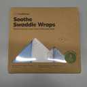 3-Pack Organic Baby Swaddle Sleep Sacks - Swaddles for Newborns, Infant 0-3 Months, Baby Girls, Boys, Soft & Snug Newborn Sleep Sack, Nursery Swaddling Blankets (ABC Land Cloud, OS)