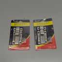Door Bolts, 2 Pieces Stainless Steel Latch Sliding Door Lock, Surface Mounted Slide Bolt for All Types of Internal Doors
