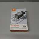 USB C Charger, 75W PD GaN3 Wall Rapid Charger Extension Cord with 3 U.S. AC Outlets and 1 Watch Wireless Charger, 2 USB-A Ports and 3 USB-C Ports, 9-in-1 Adapter for Office, Bedroom and Home