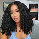 7x5 Glueless Wig Human Hair Burmese Curly HD Lace Front Wig Pre Plucked Pre Cut 220 Density Breathable Comfortable Daily Wear Natural Look 20 Inch Natural Color
