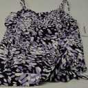 Women Plus Size Tankini Top Printed Swimwear Bathing Suit Tank Top(No Bottom) FULLFITALL 12