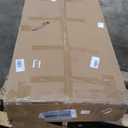 4763 Extendable Round Dining Table for 48 with Dust-Proof 2-Tier Storage Shelf Space-Saving Expandable Dining Room Table Wood Oval Circle Dining Table with Pedestal Base (Natural)