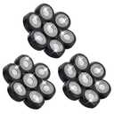 7 Head Shaver Replacement Razor Heads for Many Brands Bald Men's Electric Foil Shaver Replacement, Universal Shaver Replacement Blades for Electric Razor for Men Bald and Face (Black 7 Head/3PCS)