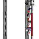 Haturi Vacuum Stand for Dyson V15, Gen5, V12, V11, V10, V8, V7, V6 - Sturdy Metal Storage Bracket Standing Holder with Hidden Cord Design, Space-Saving and Stylish Organization Solution