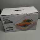 10-Pack Glass Food Storage Containers with Tempered Lids  Borosilicate, Airtight, Oven-Safe (-4F~950F), BPA-Free, 4.4 & 1.6 Cup, Leak-Proof, Dishwasher Safe (Pink)