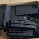 Fort Black Painted 8x2 Mounting Tie Channel T1-BK Pack of 26