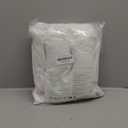 RYB HOME Blackout Curtains 80 inches Long Thermal Insulating Large Window Curtains for Living Room Sliding Glass Door Dining Home Office Backdrop, Pure White, W 42 x L 80 per Panel, 2 Panels