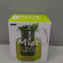 FORLIFE Mist Iced Tea Jug with Basket Infuser, 68-Ounce, White