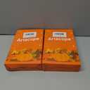 2 x Artscope Fall Decorative Throw Pillow Covers 18x18 Inch Set of 4, Hello Pumpkin Give Thanks Buffalo Plaid Outdoor Farmhouse Pillow Cases for Home Sofa Couch-Orange