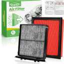 Engine+Cabin Air Filters Set Fit for Subaru Forester 2.5L 2024 2023 2022 2021 2020 2019 Engine Air Filter Replacement Cabin Filter Automotive Accessories# 72880-FL000 16546AA16A