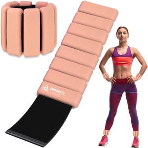Wrist Weight Bracelet for Women, 2 lb (Pink)