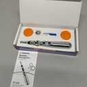 3-in-1 Massage Acupuncture Pen, Electronic Pain Relief Therapy, Meridian Energy Massager Pen Self Massage Tools Muscle Healing with Massaging Gel (Copper)