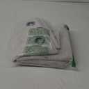 Natural 100% Blackout Linen Curtains for Bedroom Black Out Curtains 84 Inch Long 1 Panel Extra Wide Farmhouse Window Curtain for Living Room,Grommet Room Darkening Drapes,100" W x 84" L