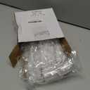 Vickerman 8" Clear Icicle Christmas Ornament - Clear - 6-Pack - Shatterproof Plastic - Sparkly and Glittery Accents - Festive Holiday Decor - Fun Christmas Decor - Reliable and Durable